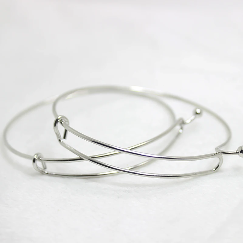 8 шт./регулируемый расширяемый железный браслет модные проволочные браслеты