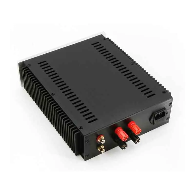 KYYSLB BZ2307 чехол для усилителя коробки 226,5*70*271 мм домашний аудио полностью алюминиевый усилитель шасси охлаждения на обоих Сиде с терминалом RCA