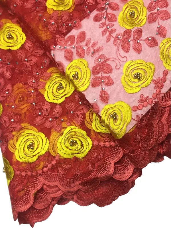 French Net Lace Fabric 2016 Latest african guipure lace fabric with embroidery mesh tulle water green cord fabric!506-8-20 | Дом и сад