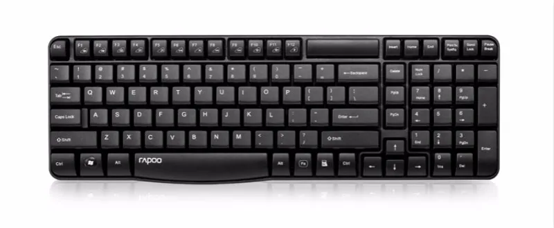 Оригинальная беспроводная клавиатура Rapoo E1050/X1800S 2,4G USB для настольного ПК ноутбука
