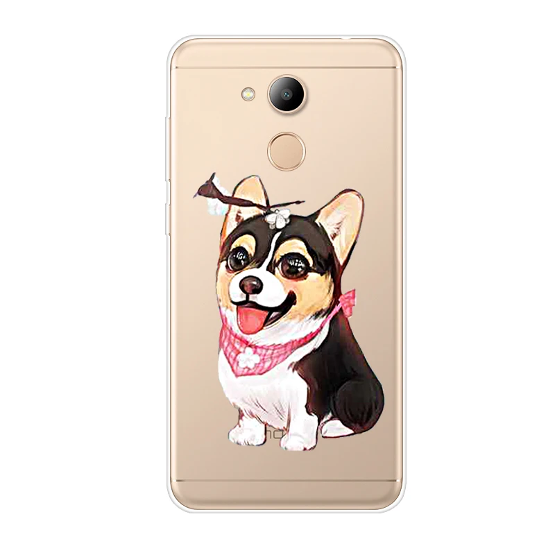 Case For Huawei Honor 6C Pro V9 Play 5.2 Inch Soft Tpu Transparent Printing Drawing Silicone Phone Cases Cover |