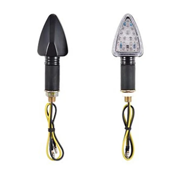 4 шт. Треугольники 12 В мотоцикл 18 SMD СВЕТОДИОДНЫЙ s Amber светодиодный указатели поворота индикатор лампы