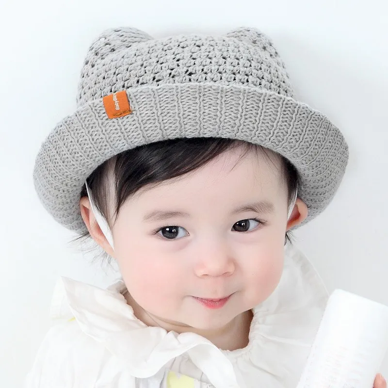 Baby Summer Hat Boys Girls Sun Beach Cap Kids Solid Straw Accessories New | Детская одежда и обувь