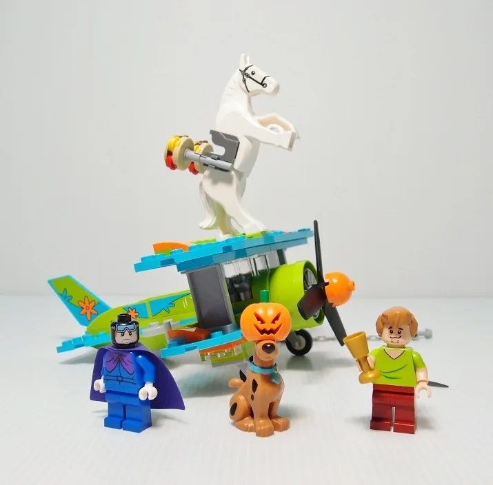 Bela Scooby Doo Mystery Plane adventures строительный комплект совместимые Legoings 75901 Конструкторы