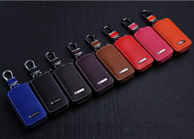 Новое поступление натуральная кожа автомобильный брелок для ключей нежный стиль