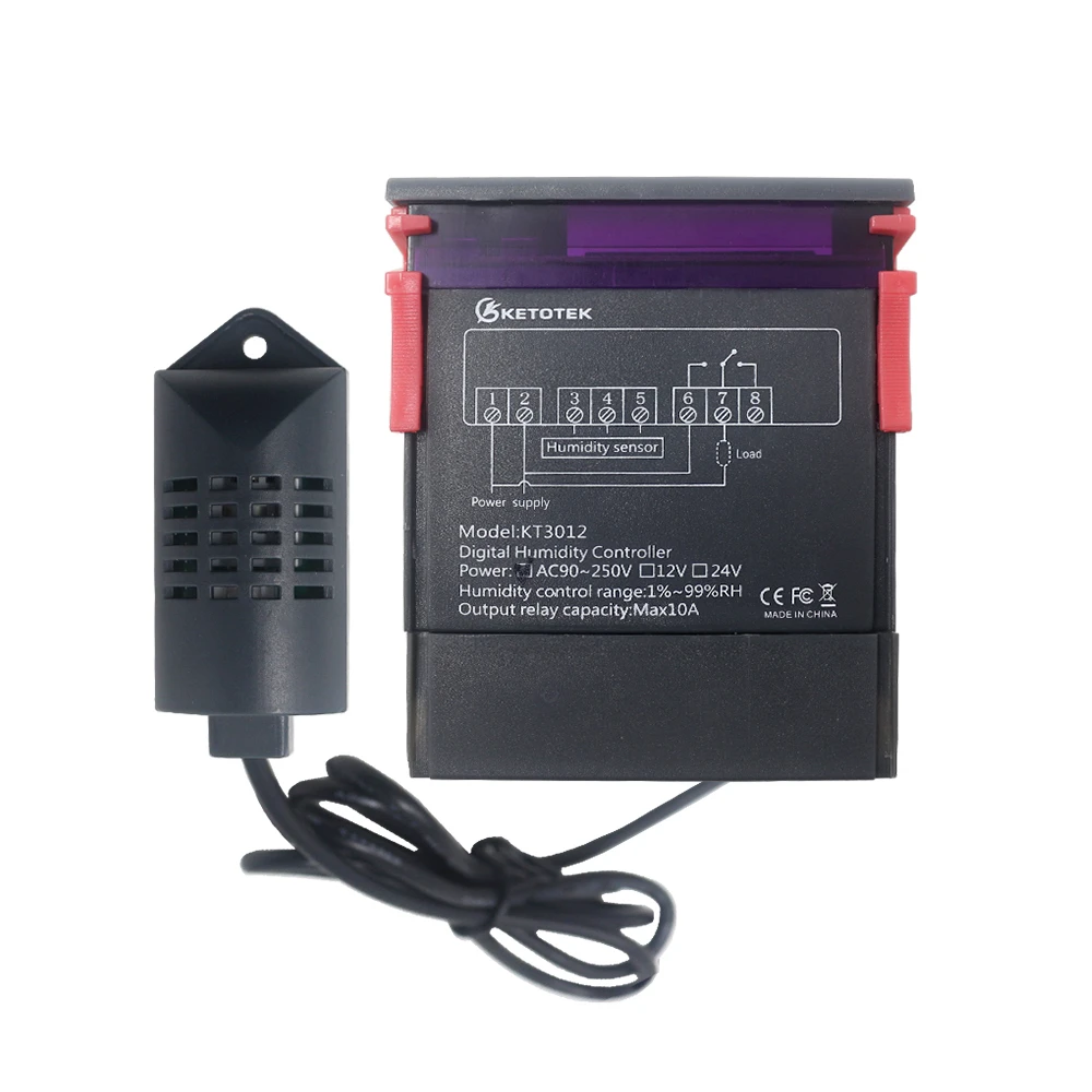 Цифровой гигрометр KT3012 10% 99% RH 220 В 10 А|digital hygrometer|humidity controller 220vhumidity |