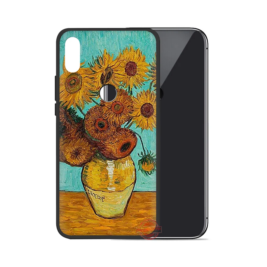 Винсент Ван Гог подсолнухи мягкий чехол для телефона Redmi Note 8 7 6 5 Pro 4A 5A 6A 4X Plus S2 Go.