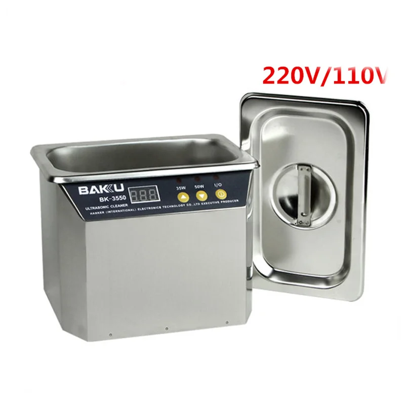 110 V/220 V BK-3550 35 W/50 W lcd цифровой дисплей ультразвуковая Очистительная Машина для телефона PCB/печатная плата/фрукты/DVR