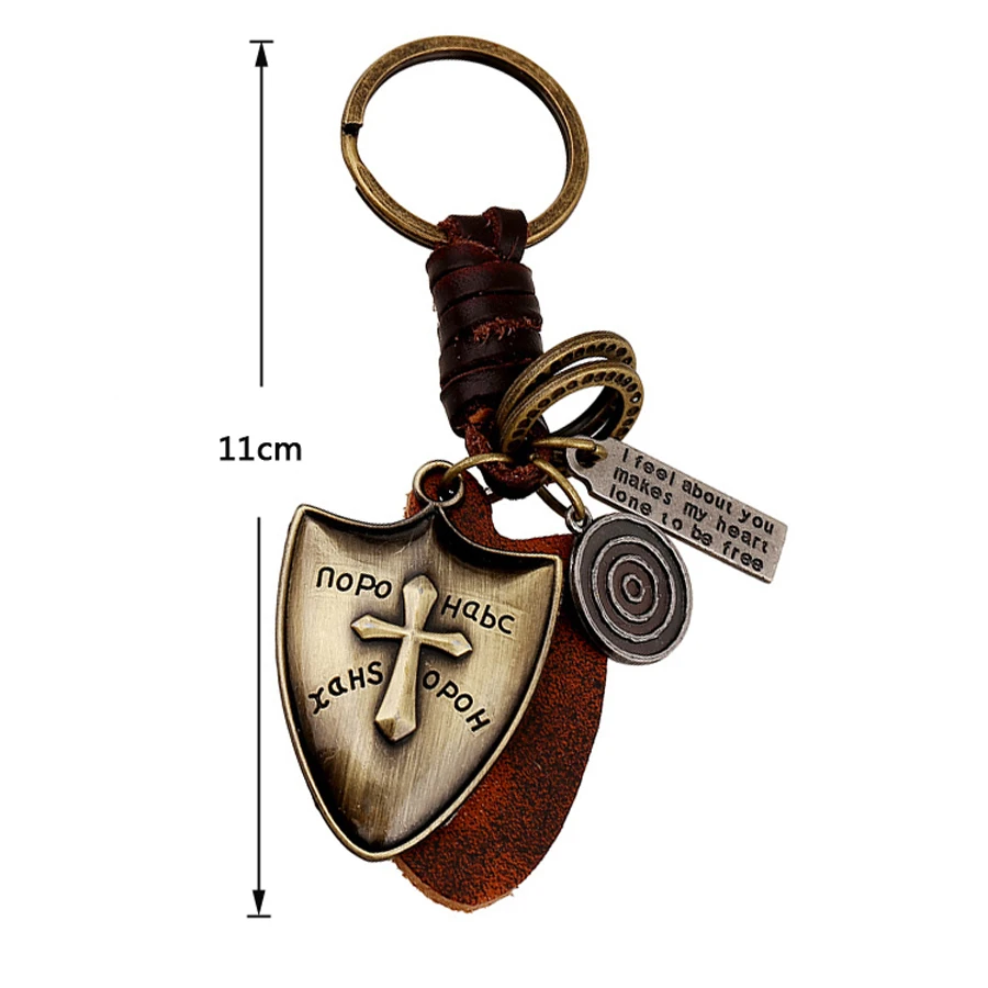 Бренд Charm Cross Bag брелок для ключей женщин и мужчин натуральная кожа автомобильный