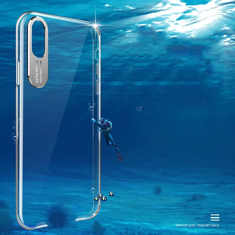 Прозрачный металлический чехол для телефона iPhone 7, 8, 6, 6s plus, 11 PRO, xs max, x, xr, чехол, четыре угла, защита, Мягкий силикон, TPU