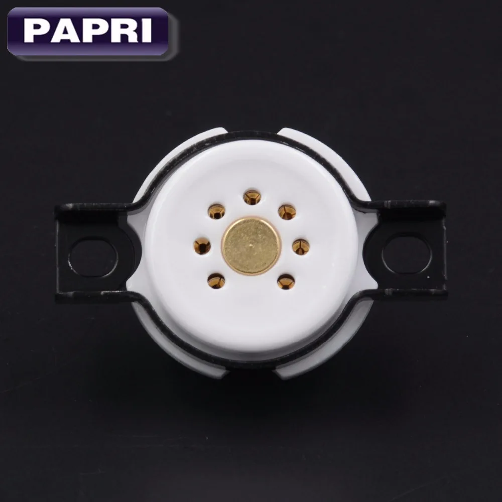 2 шт. высококачественные керамические 7 контактные трубчатые розетки латунный