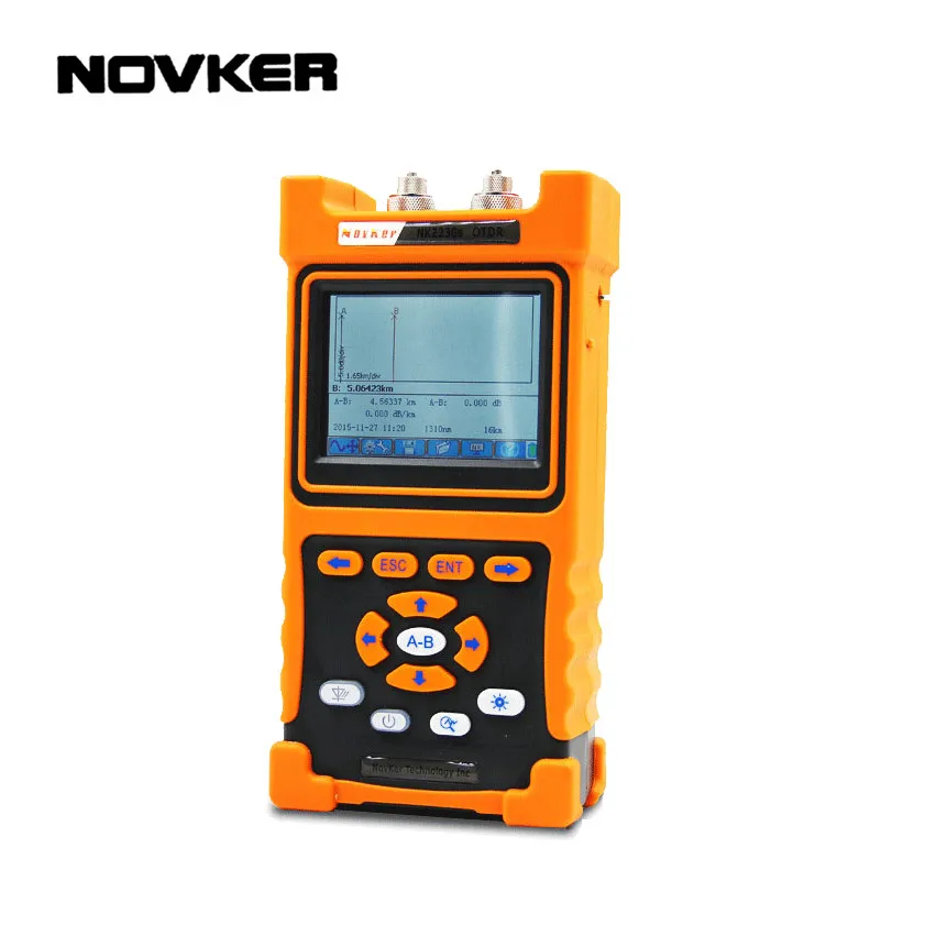 NOVKER NK2000 ручной OTDR 26/28 дБ 80 км 1310/1550нм Бесплатная доставка|Оптоволоконное