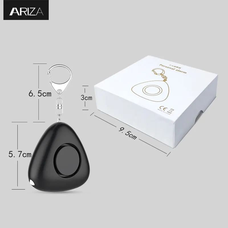 Ariza брелок для самозащиты супер Громкая Личная сигнализация анти Атака защита от