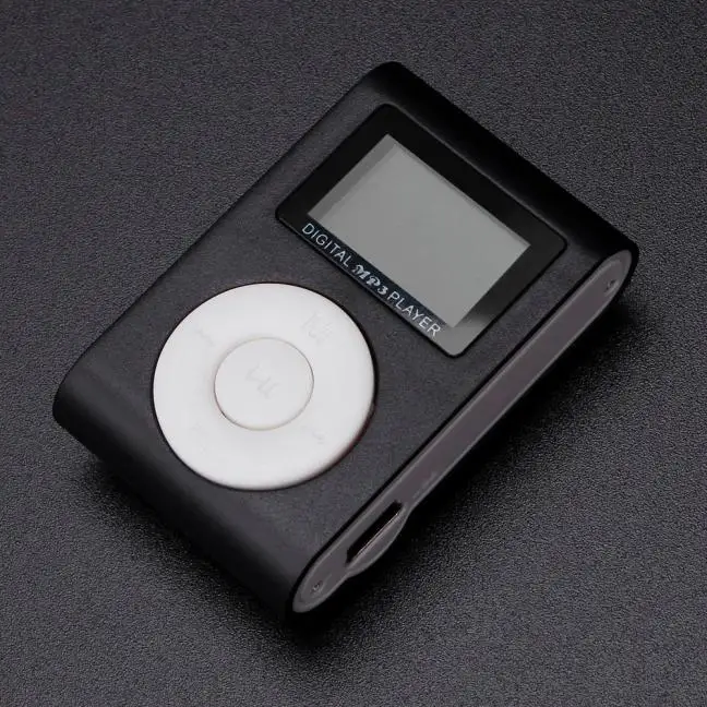 Мини USB MP3 плеер с зажимом ЖК экран поддержка 32 ГБ Micro SD TF карты литиевая батарея