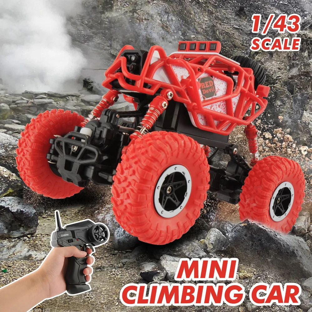 GizmoVine RC автомобилей 1:43 Rc мини рок сканеры 2 4 ГГц дистанционного управления