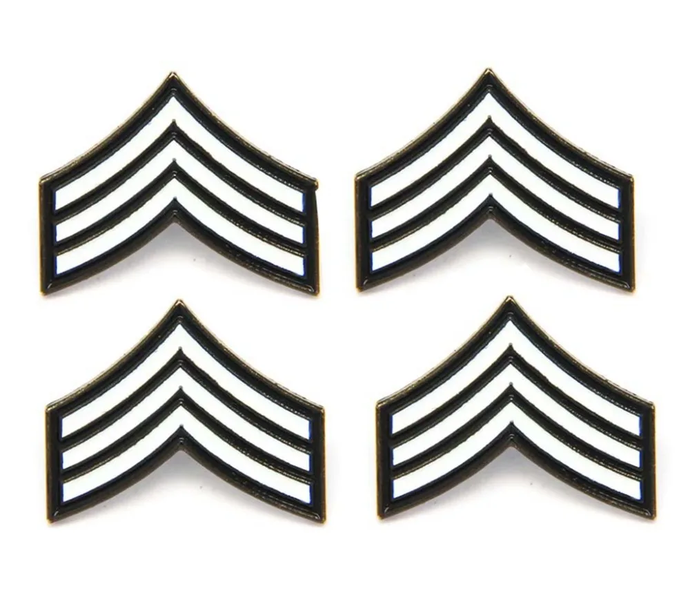 В партии 5 шт. сержант в полоску с лацканами включающий кепку галстук на булавке