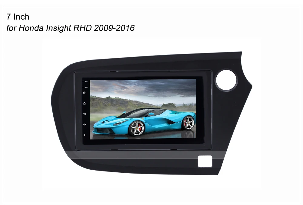 SINOSMART 1 г/2 г автомобильный Радио gps навигатор плеер для Honda Civic/Insight RHD 32EQ DSP аудио процессор, 4 г слот для sim-карты опционально