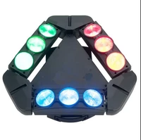 china new products led bar light 9pcs12w 4 in 1 cree led beam moving head spider light for dj equipment