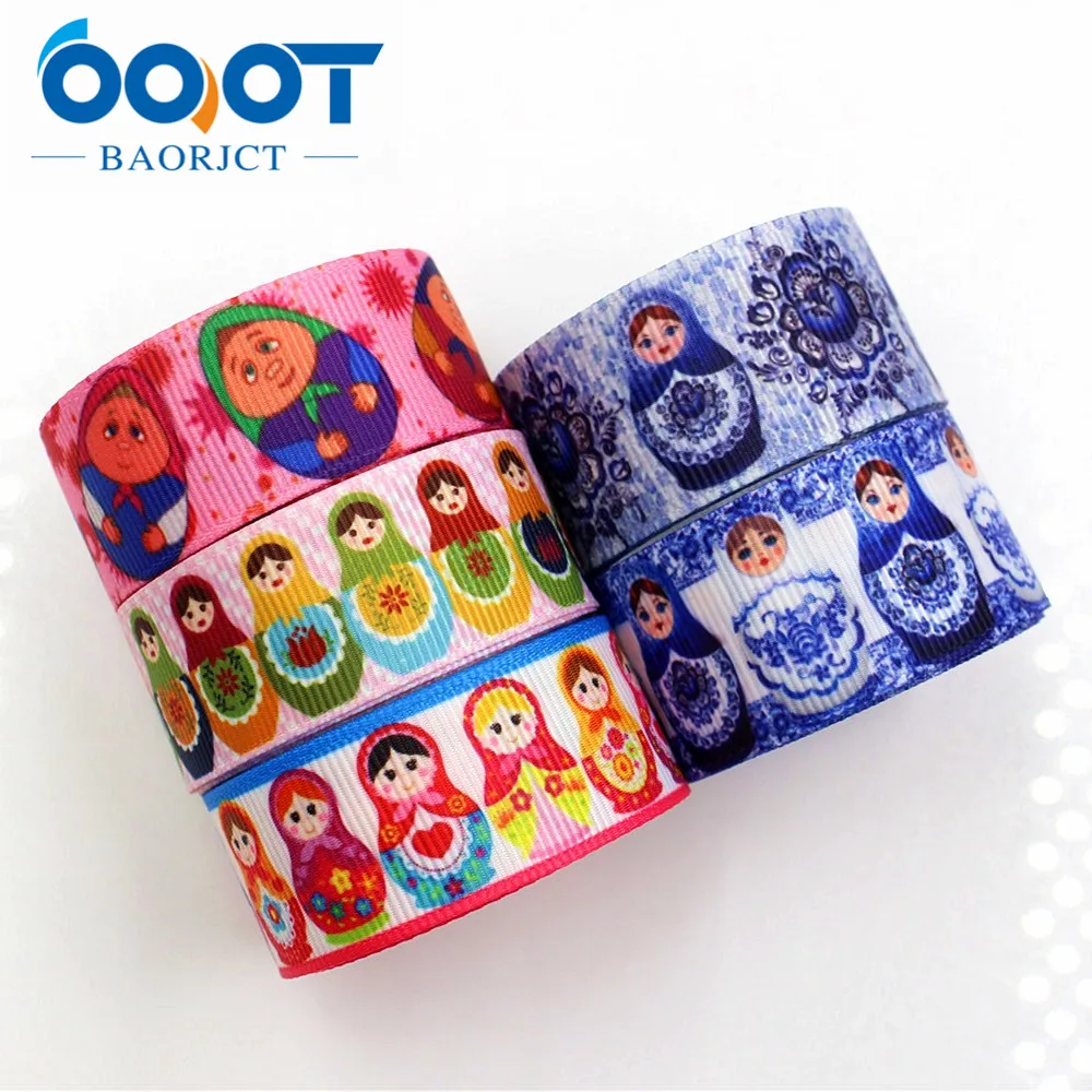 Мультяшные ленты OOOT BAORJCT 1762027 22 мм 10 ярдов Термотрансферная печатная корсажная