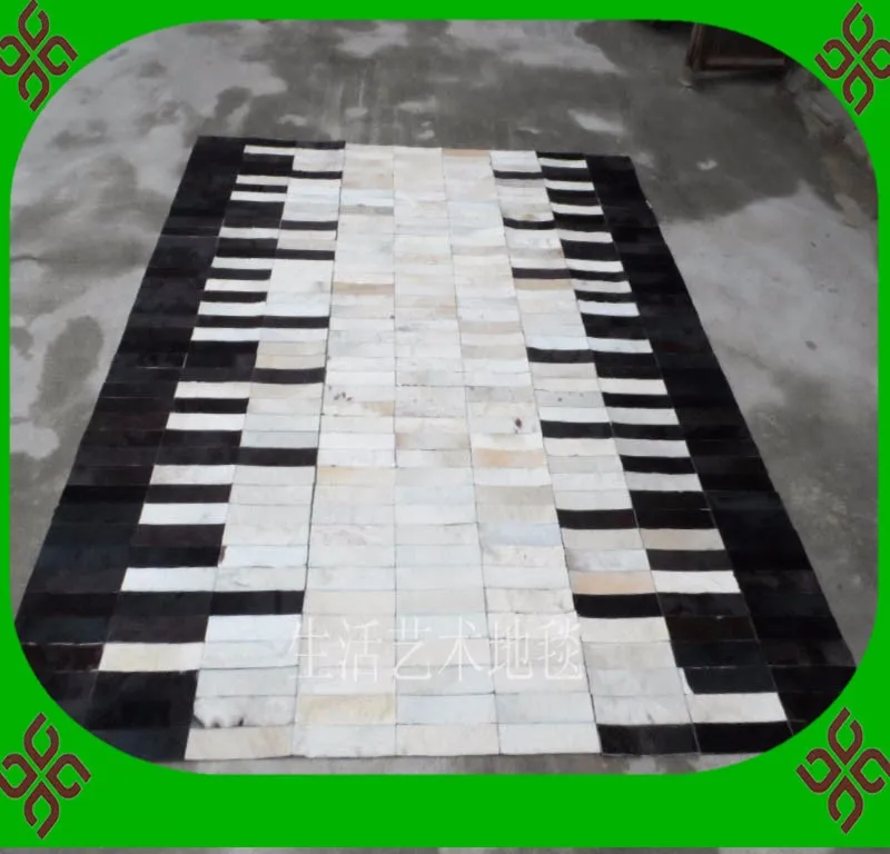 

2018 free shipping 100% natural genuine cowhide cheap carpet