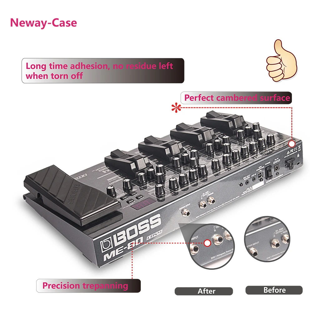 Neway-чехол для электрогитары Защитная пленка для BOSS ME-80 аксессуары для гитарных эффектов