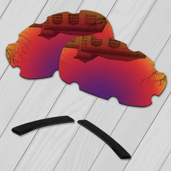 Midnight-Ear Socks E.O.S поляризованные улучшенная замена линз для Oakley десять солнцезащитные очки с отверстиями-множественный выбор - Цвет линз: Midnight-Ear Socks