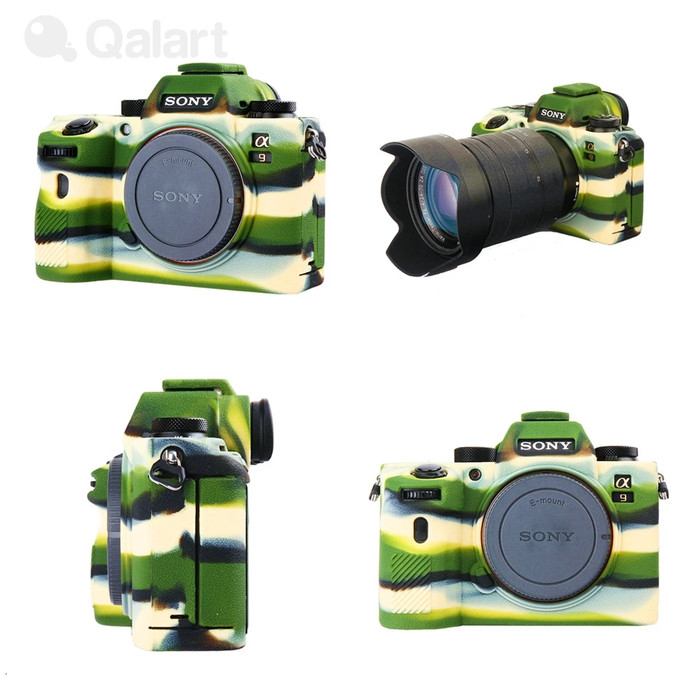 Силиконовый чехол-Обложка с текстурой для Sony A9 | Электроника