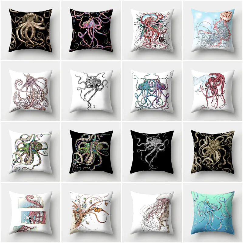 Новинка хит продаж декоративная наволочка для подушки креативная медузная рыба