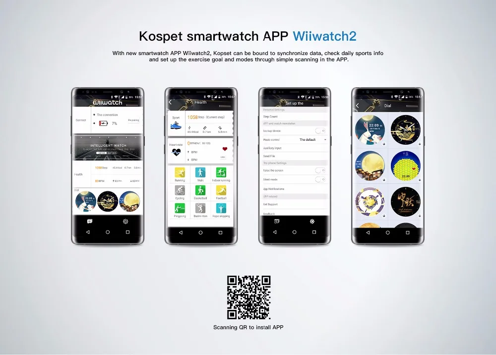 Kospet надеемся, сеть 4G LTE, мобильный телефон, 3 Гб+ 32 ГБ 1,3" дюймовый Android 7.1.1 MTK6739 IP67 Водонепроницаемый Камера gps Bluetooth Смарт-часы