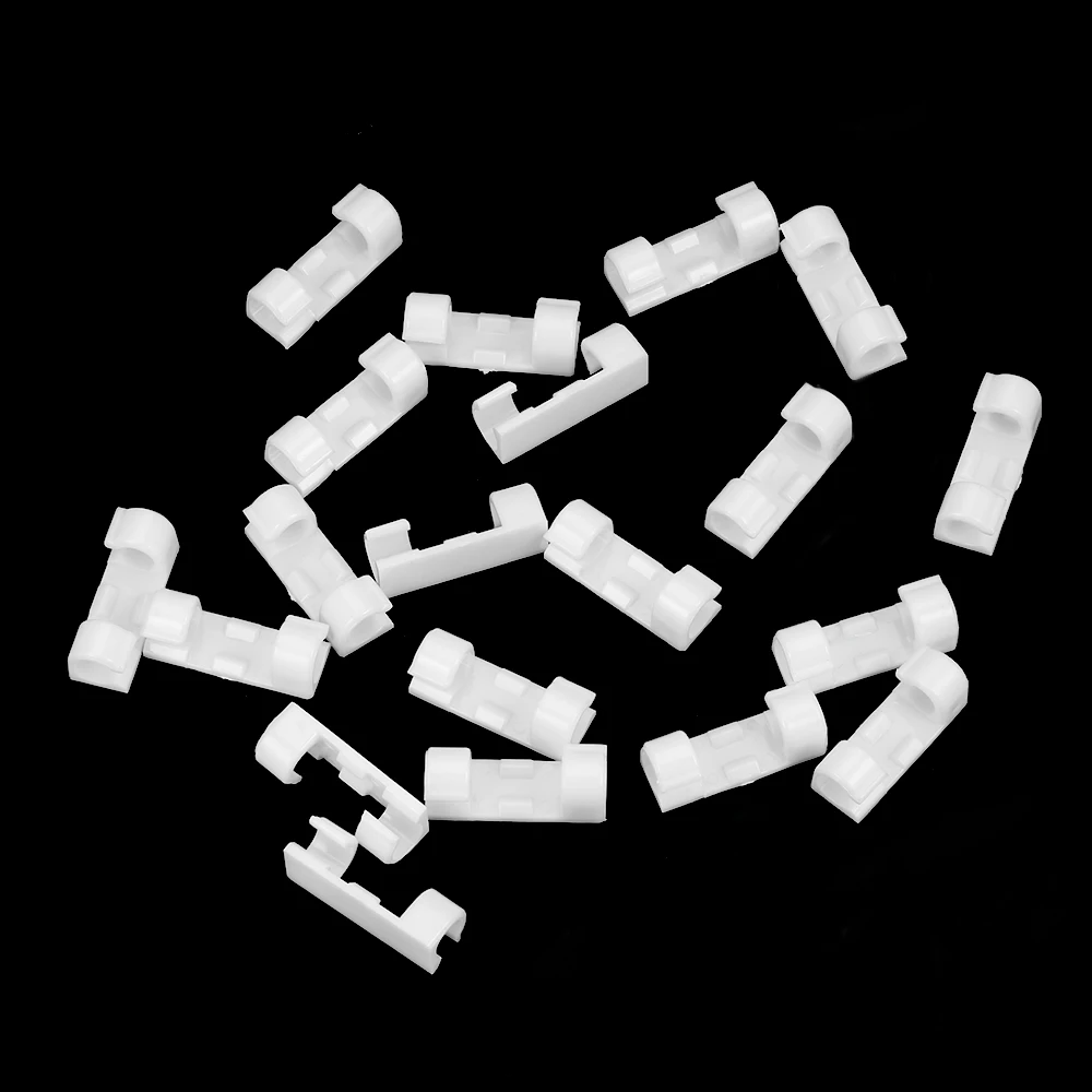 20 шт., кабели для передачи данных, настольный органайзер, удерживающие зажимы, устройство для сматывания кабеля, usb-кабели, фиксатор, самоприлипающие зажимы, поддерживающие удержание