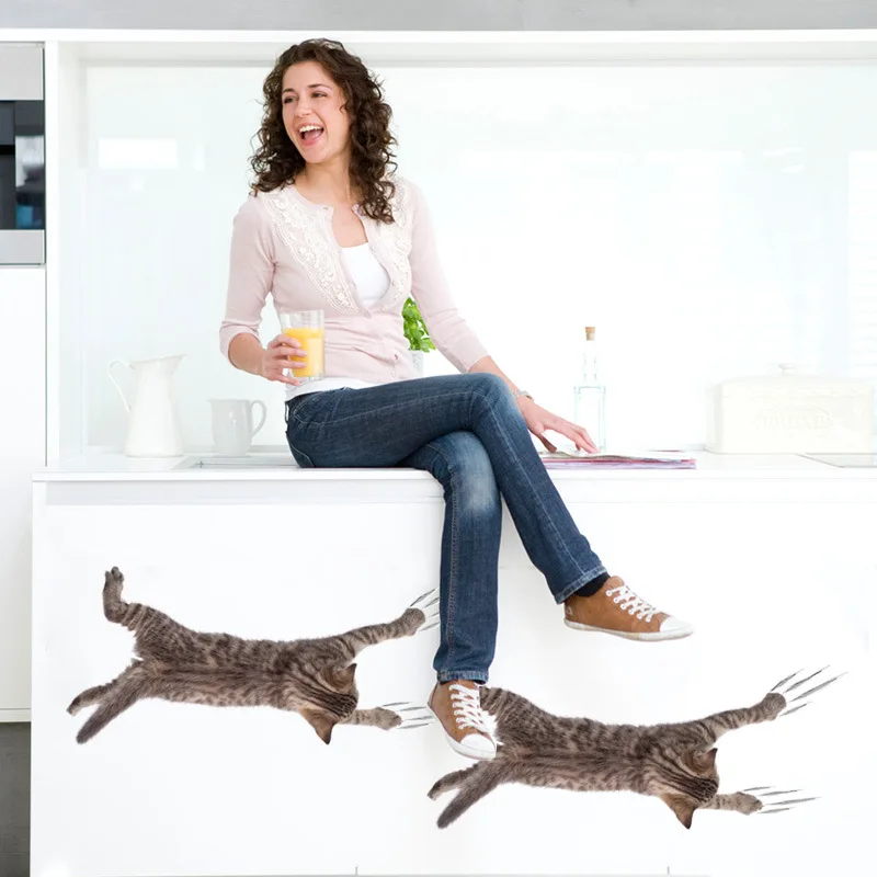 % View Vivid Cats 3D Наклейка на стену ванная комната туалет гостиная кухня украшение