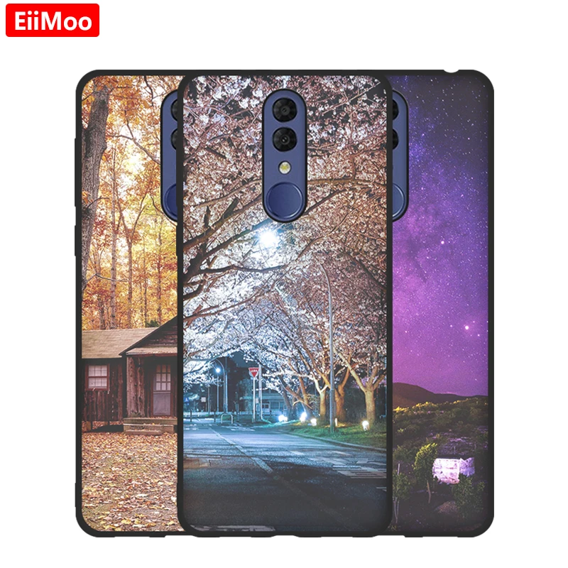 EiiMoo окрашенный чехол s для Alcatel 3 2019 силиконовый 5053 задняя крышка 5053Y 5053D 5053K Fundas Coque |