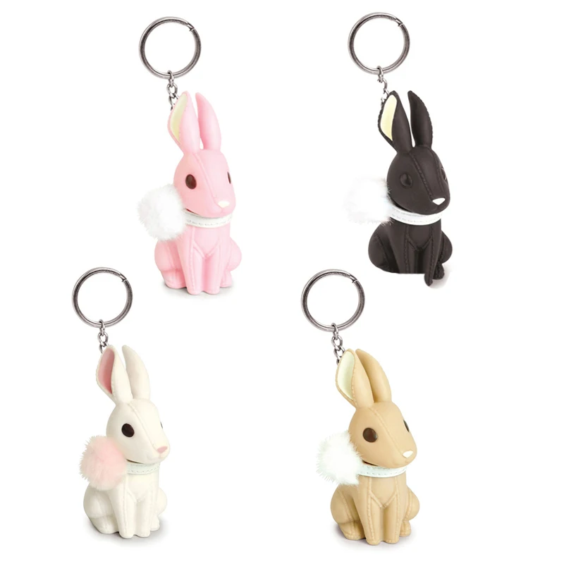 Модная бижутерия брелок в виде кролика собаки подвеска пары автомобилей
