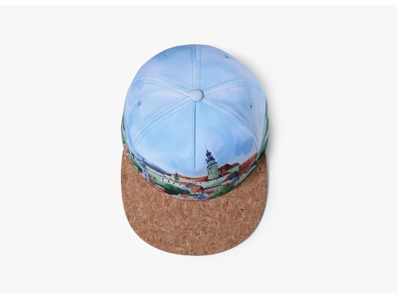 NUZADA Snapback, модная бейсболка с 3D принтом для женщин и мужчин, весенне-летняя кепка из пробкового материала, винтажная Кепка в европейском стиле