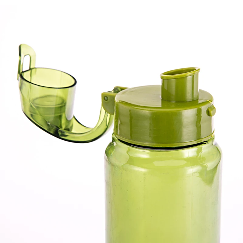 Моя бутылка 800 мл с подарочным пакетом пластиковая для воды спортивная лимонный