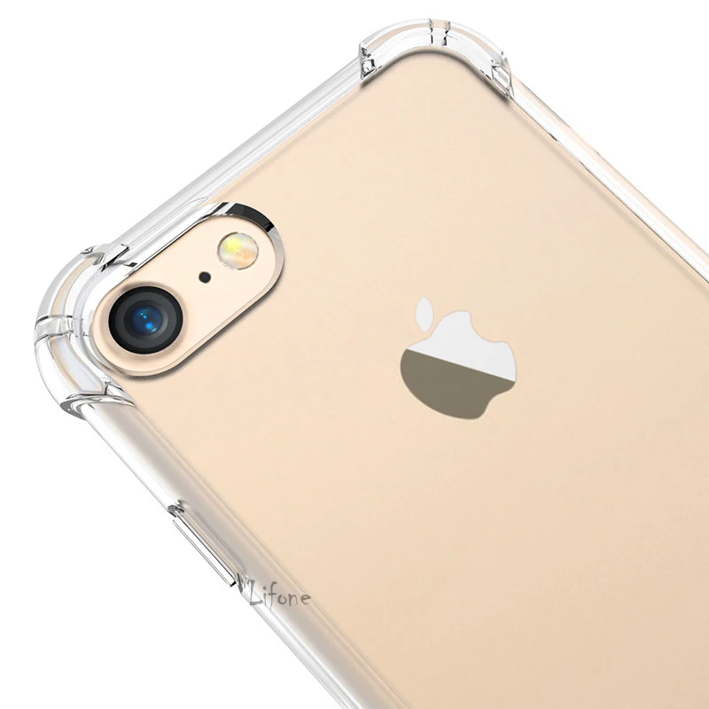 Ударопрочный Мягкий силиконовый чехол Kerzzil для iPhone X XR XS Max прозрачные мягкие