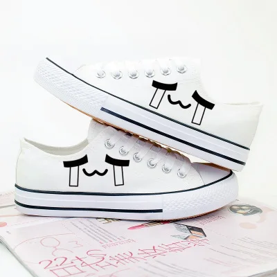 AMYMM/Детская парусиновая обувь с милым рисунком в виде мордочек для мальчиков и