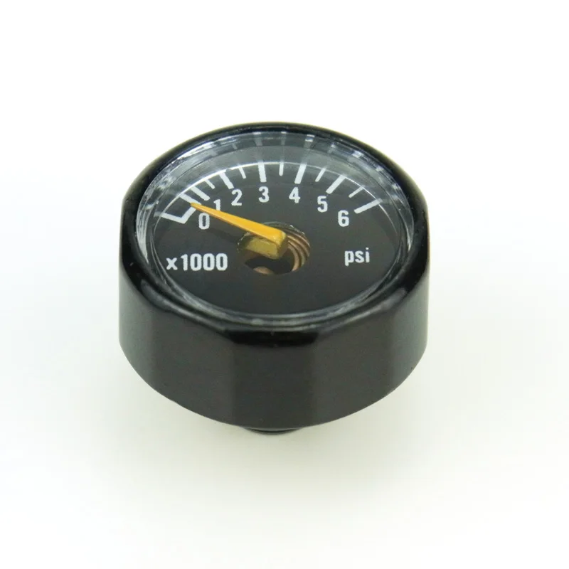 Пейнтбол Acessórios PCP воздуха пистолет страйкбол Мини манометр 300PSI& 1500PSI& 3000PSI& 5000PSI& 6000PSI 1/8NPT(черный