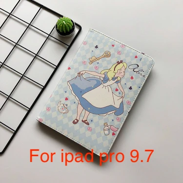 Kawayi год подарок принцы чехол для ipad 9,7 Pro air2 мягкий чехол для ipad Air1 Чехол ipad мини 1/2/3/4 ipad стенд - Цвет: For ipad pro 9.7