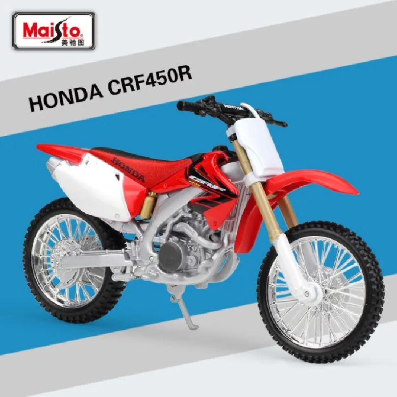 Maisto 1:12 Масштаб Honda CRF450R мотоцикл гонка литья под давлением Мотокросс сплав металлический мотоцикл модель ручной работы для детей игрушки