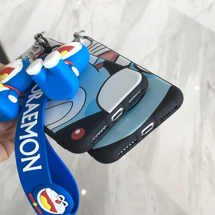 Чехол для samsung galaxy s9 s8 plus Doraemon мягкий чехол телефона с милым рисунком sam s7 s7edge s9plus 3D
