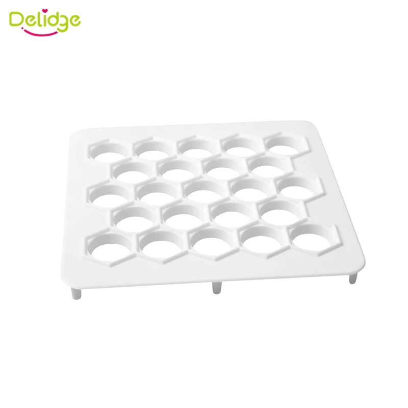 Delidge 1 шт. 23 Отверстия квадратная Пельменная форма для изготовления DIY машина