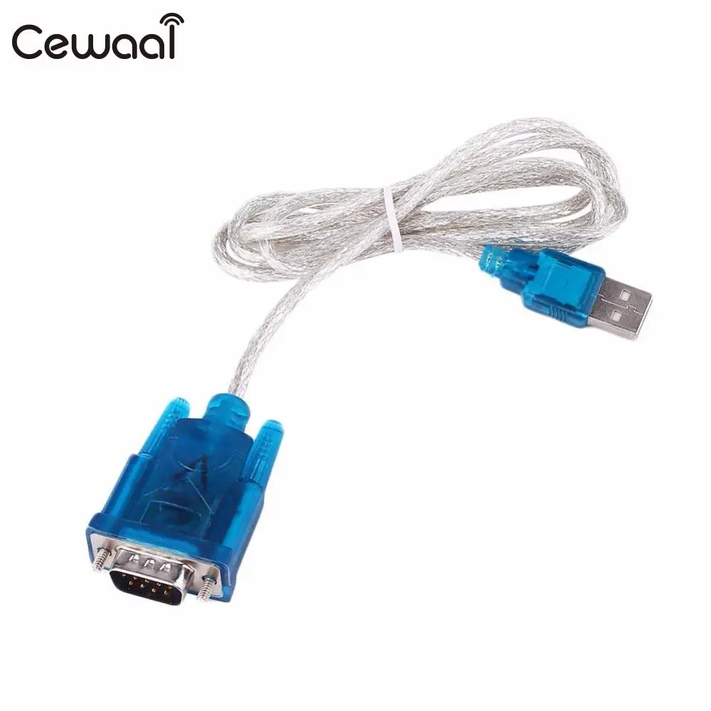 CewaalUSB в RS232 COM порт Serialt PDA 9 Pin DB9 Кабель адаптер prolificic Lead конвертер pl2303 для Windows 7 8 1 XP