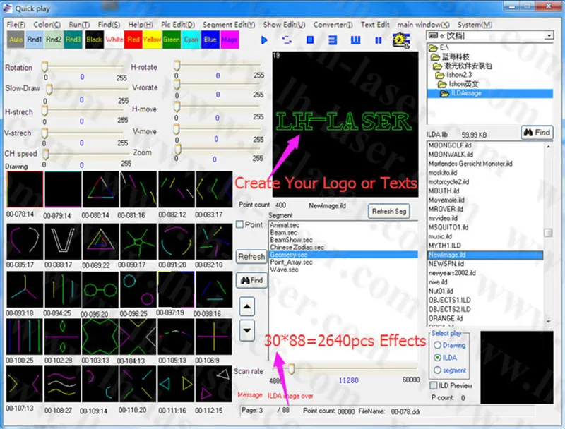 10 Вт RGB лазерный анимационный сканер проектор ILDA DMX танцевальный бар рождественские вечерние Дискотека DJ светильник эффект сценический светильник s Show