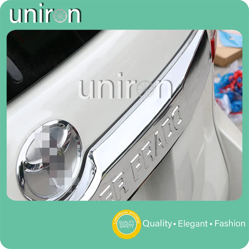 Uniron внешние аксессуары для багажника крышка Накладка хромированные детали из