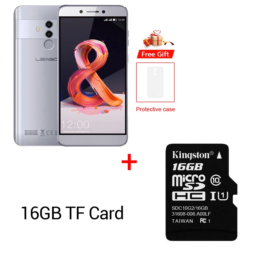 Gray Add 16GB Card Leagoo T8S Face ID 5,5 ''FHD 16:9 Incell 4 Гб ОЗУ 32 Гб ПЗУ Android 8,1 MT6750T Восьмиядерный 3080 мАч 13 МП Двойная камера мобильный телефон - Цвет: Gray Add 16GB Card