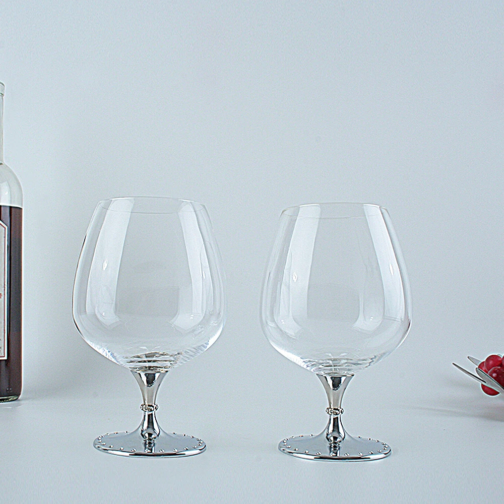 Модные стеклянные стаканы для виски из нержавеющей стали|brandy snifter|glass cupcup wine |