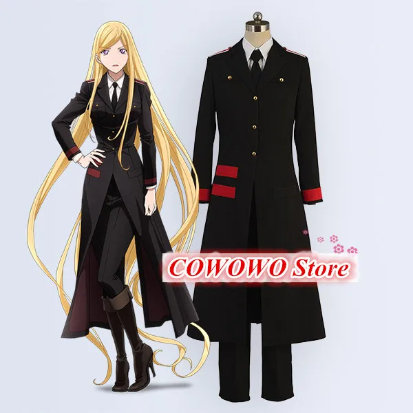 

Аниме! Костюм для косплея Noragami ARAGOTO Bishamonten, одежда для Хэллоуина, длинное черное пальто, полный комплект, бесплатная доставка