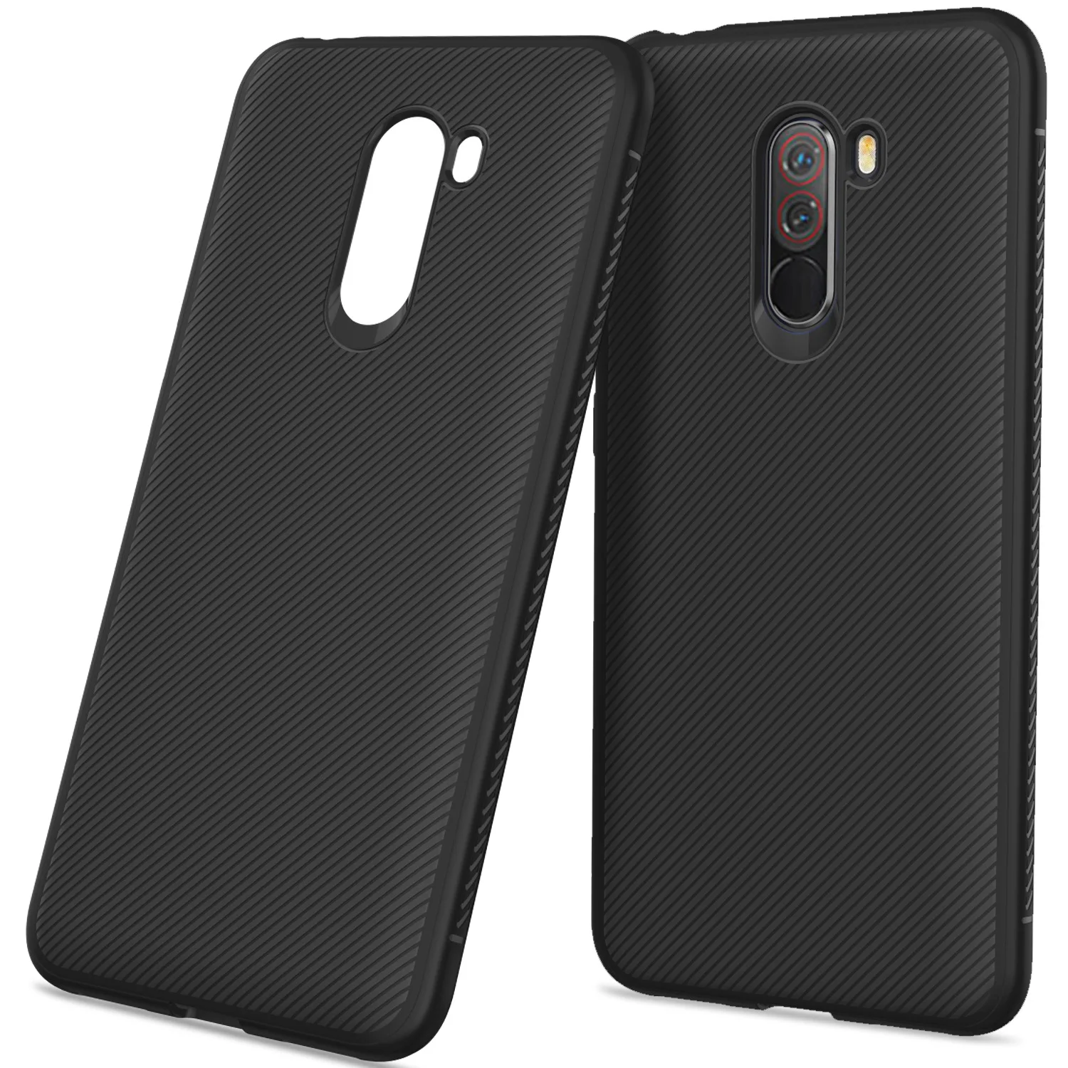 Для Xiaomi Pocophone F1 чехол мягкий силиконовый нескользящий матовый тонкий защитный