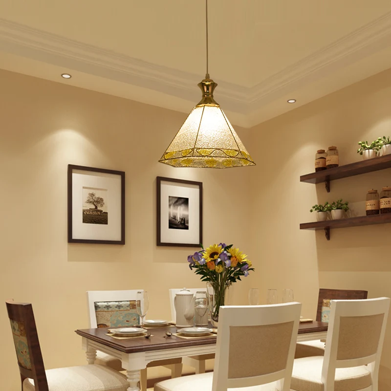 Европейский светильник для столовой креативный подвесной трехсторонний